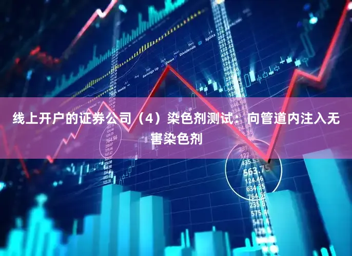 线上开户的证券公司（4）染色剂测试：向管道内注入无害染色剂